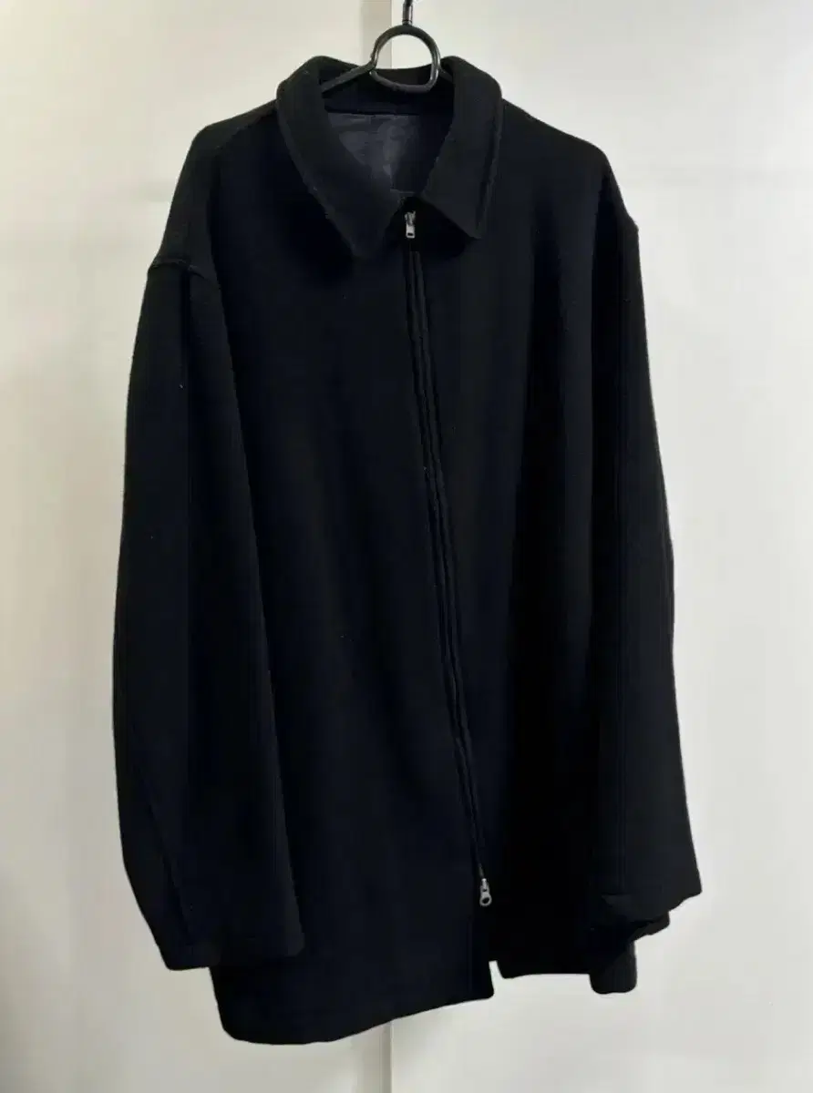 [4] Yohji Yamamoto Ys for man zip-up wool coat