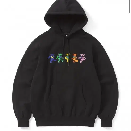 디스이즈네버댓 GD Dancing Bears Hoodie Black