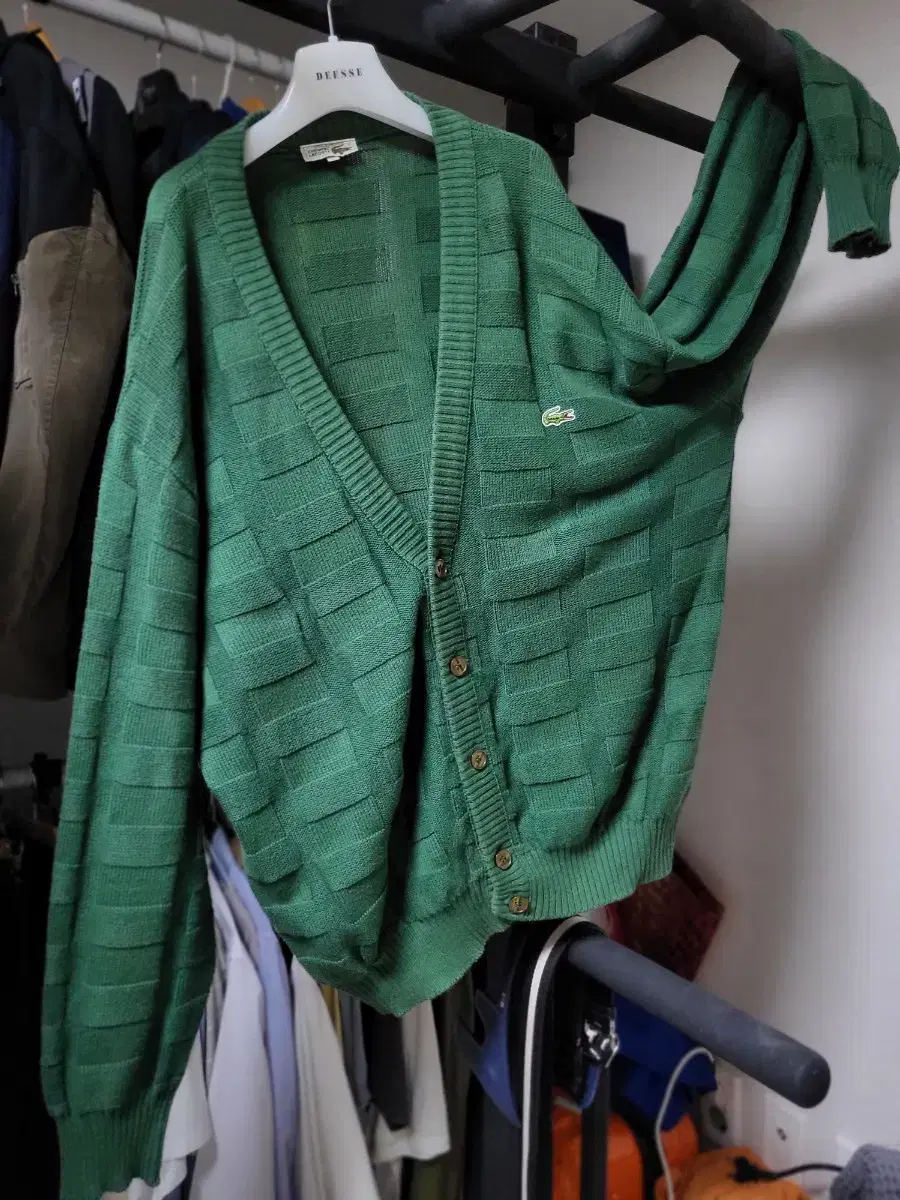 [LACOSTE] Lacoste Green Cardigan for sale