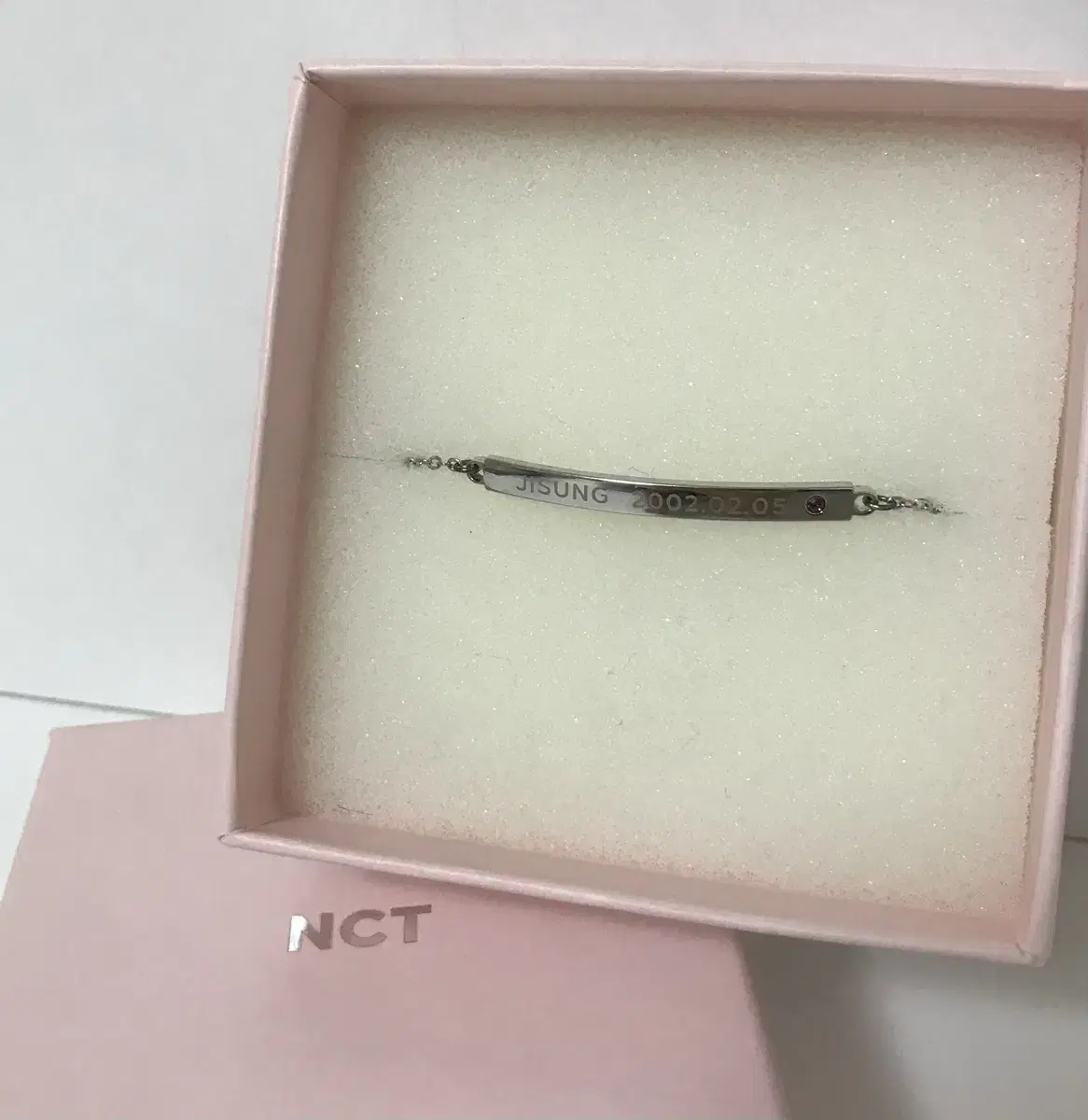 NCT jisung birthday bracelet silver wts