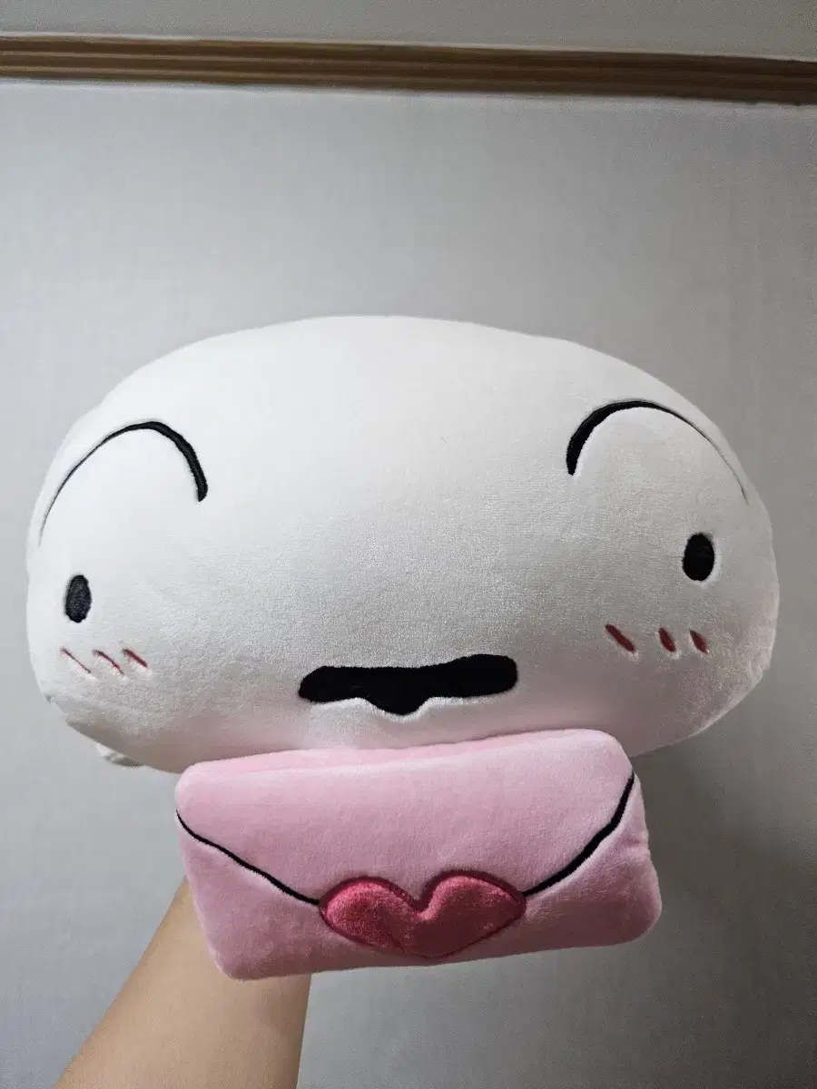 바디모찌쿠션 흰둥이 50cm 인형