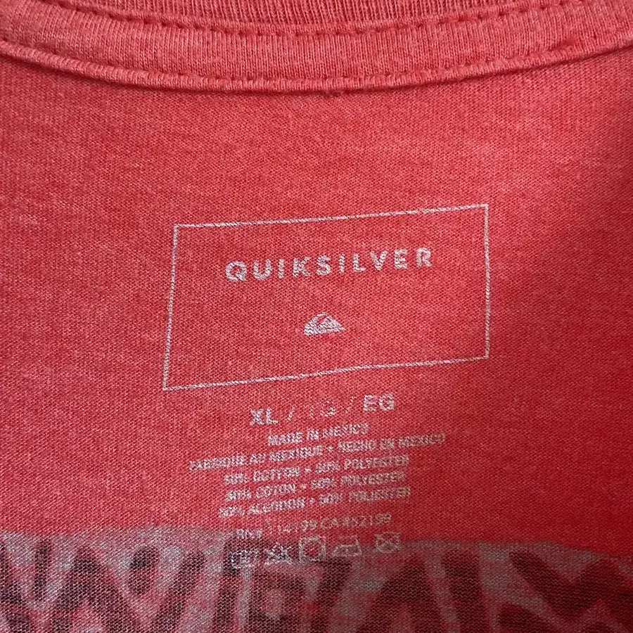 QUIKSILVER 퀵실버 코튼 반팔티셔츠(착샷 O)