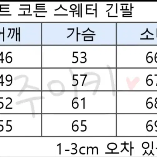 정품) 폴로 케이블 니트 긴팔 남녀공용