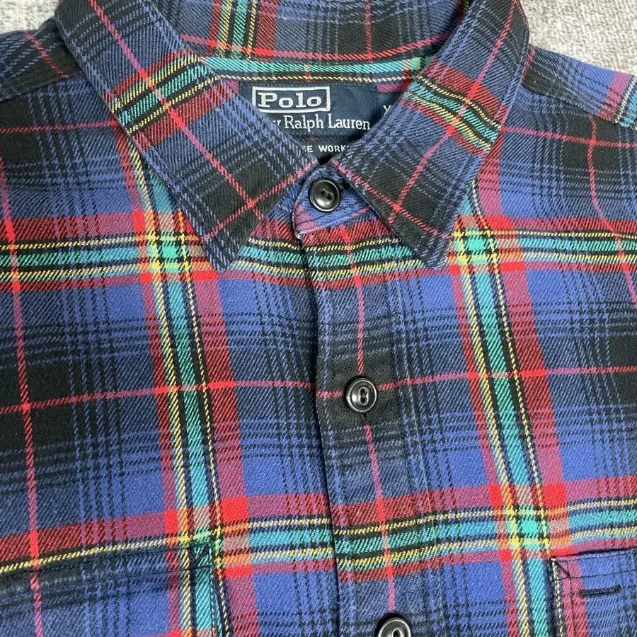 90s Vintage Polo 던가리 워크 셔츠