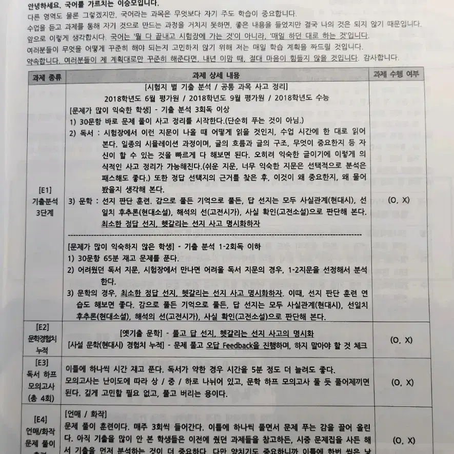 대성 국어 주간지