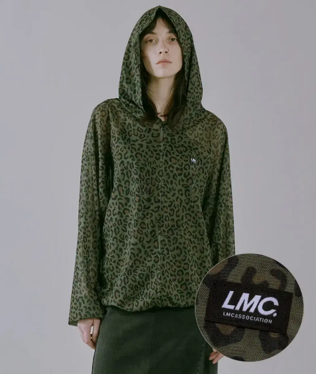 LMC ITALIC MESH ZIP-UP