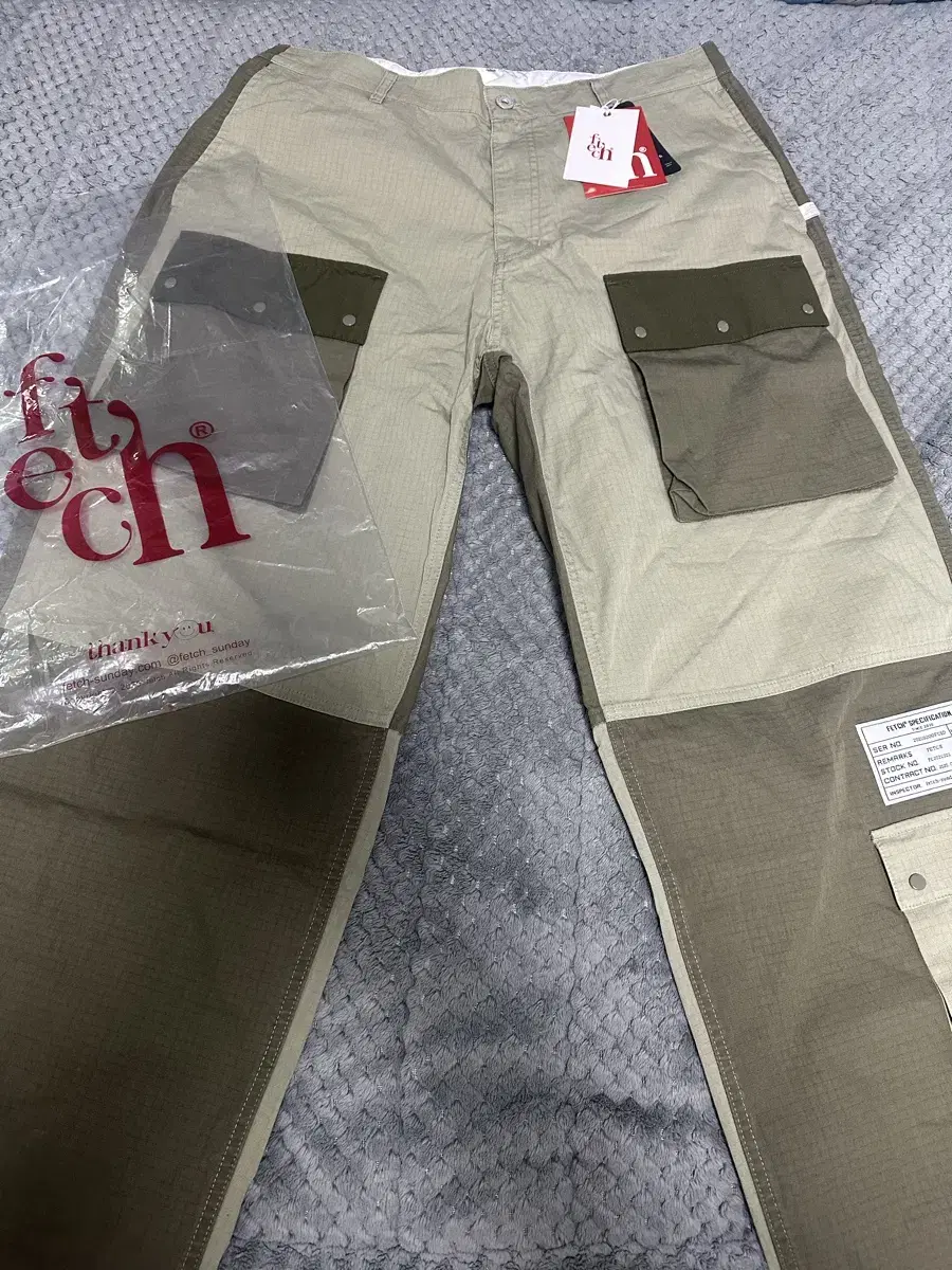 Fetch Sunday Ripstop cargo pants olive