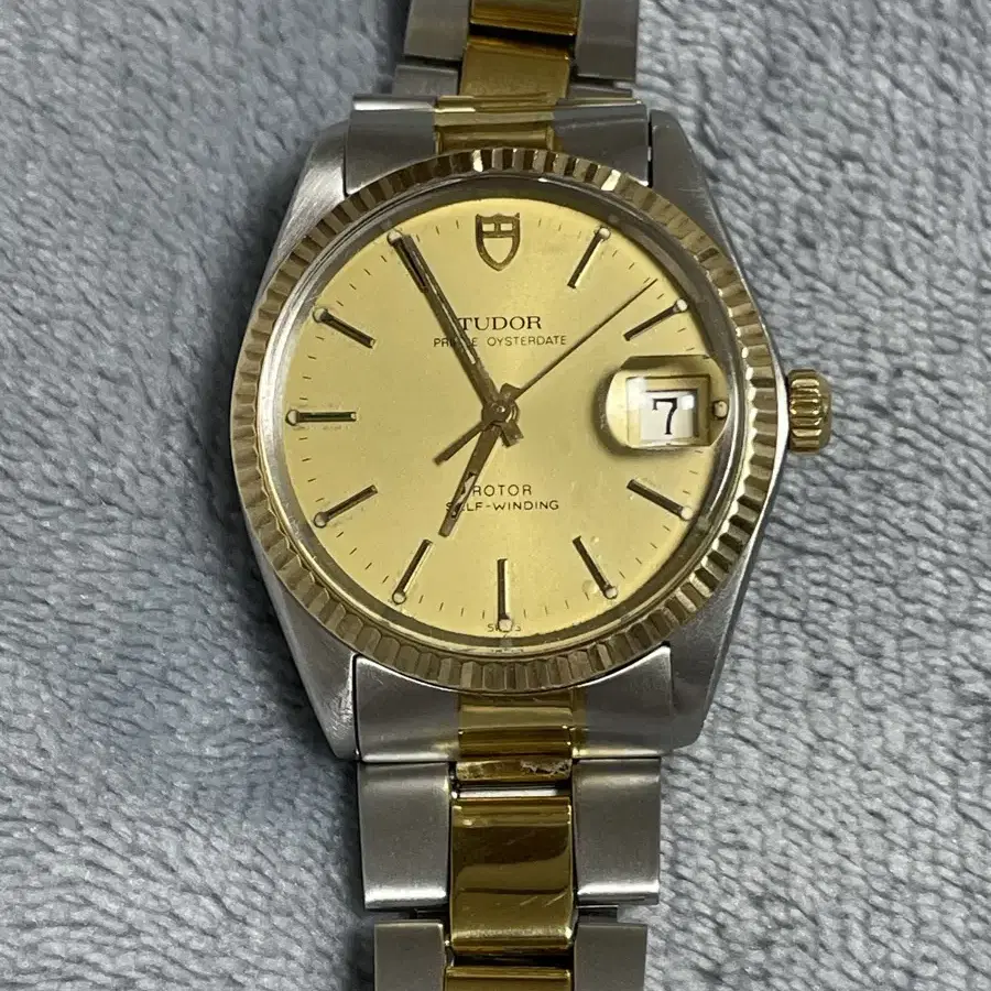 튜더로렉스 90733 콤비 샴페인판 34mm 1981s