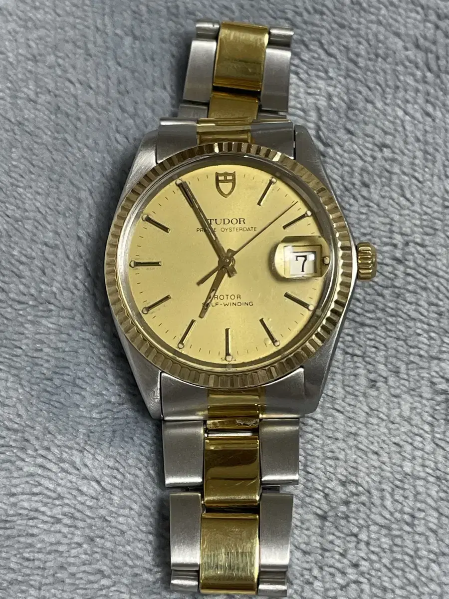 튜더로렉스 90733 콤비 샴페인판 34mm 1981s