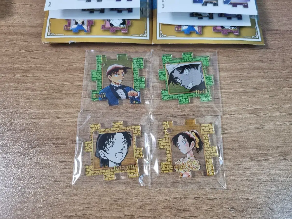 Conan 30th Anniversary Japan Exhibition E.JI kazuha Heka Puzzle keyring sell WTS