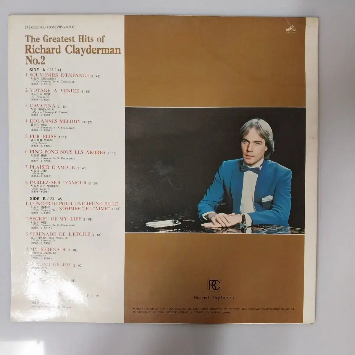 Richard Clayderman No2.  LP