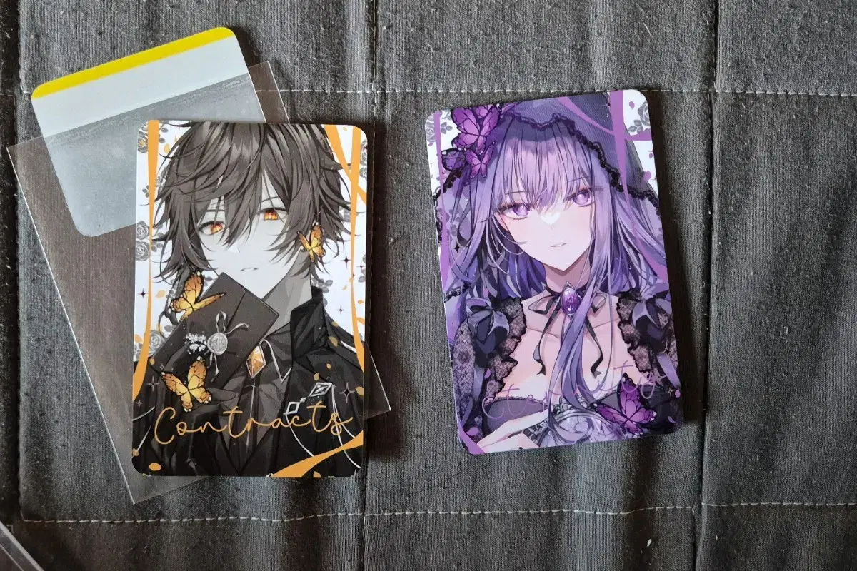 Bulk) Genshin Impact Malschbung Gothic Photo Card Palm,Leiden