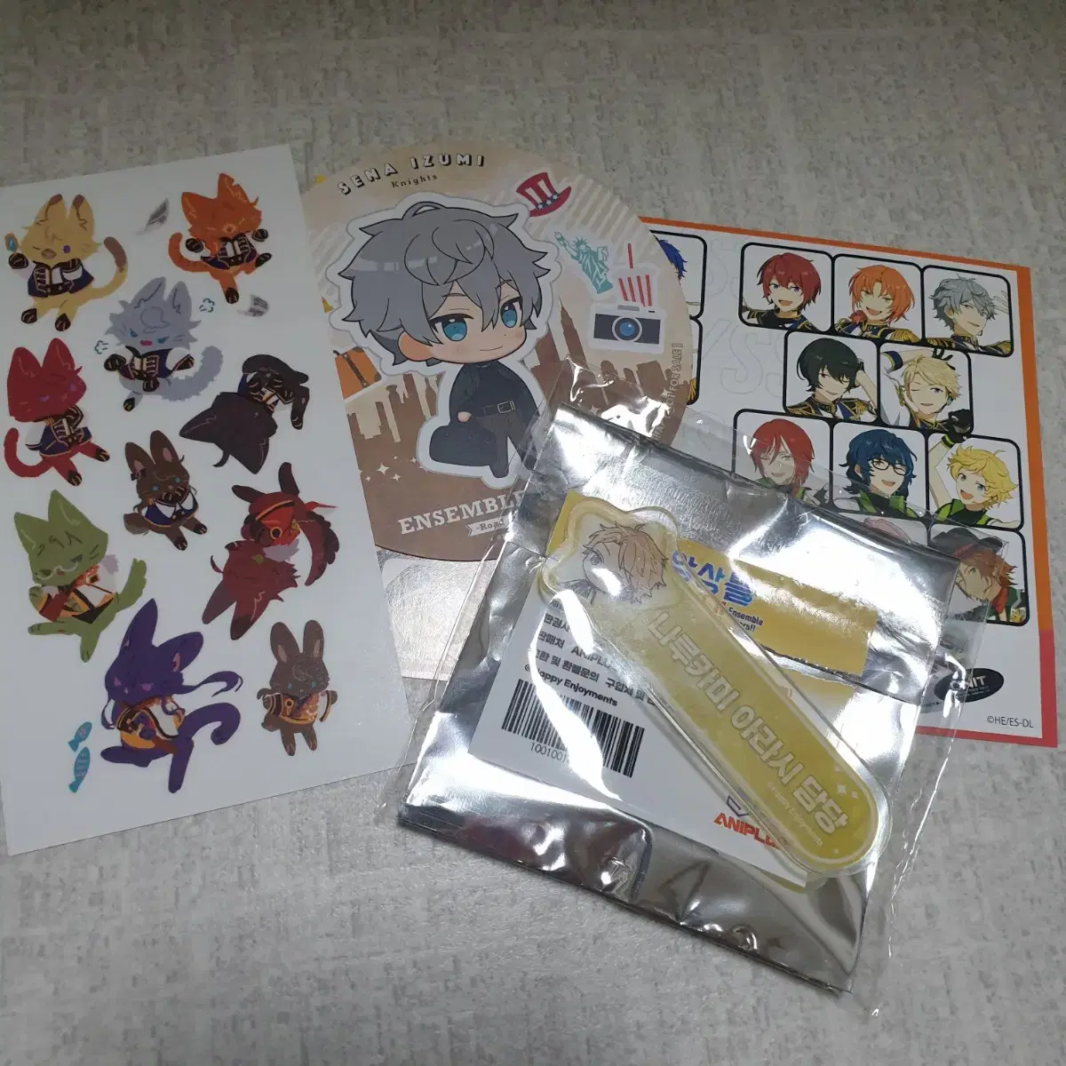 Anstar Knights Merchandise bulk (coasters acrylic badges sticker postcards)