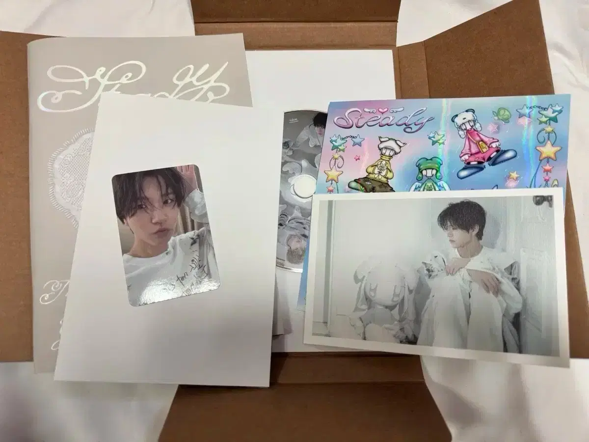 NCT Wish Steady White ver. Jaehee photocard + unsealed album set