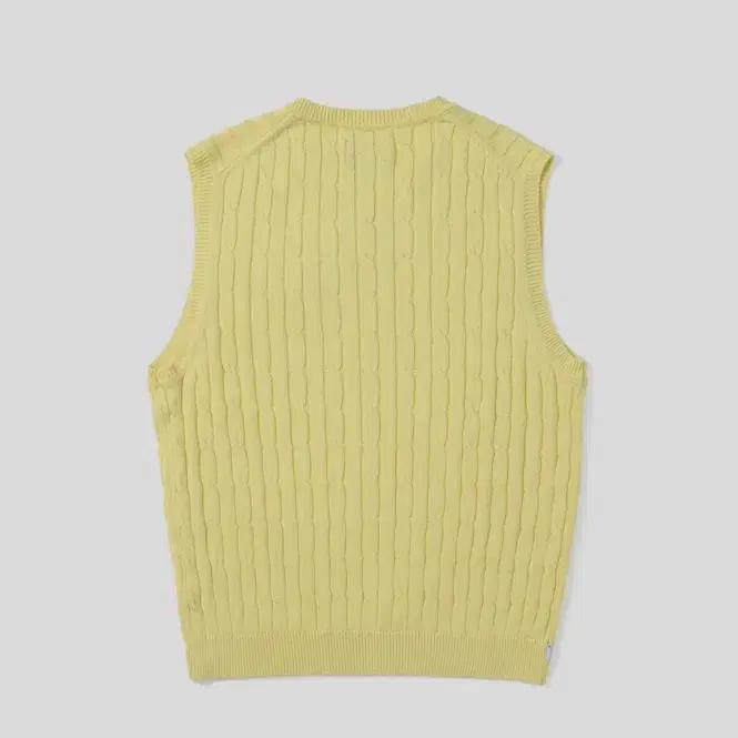 디스이즈네버댓 Crown Knit Vest Lemon