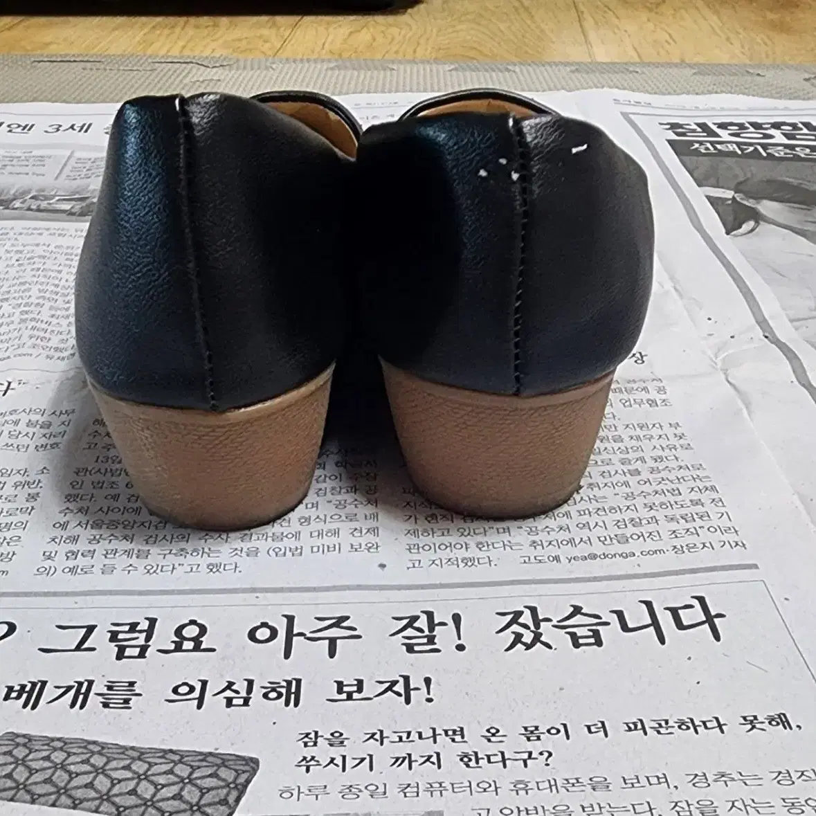 [225]여성 웨지힐/미들구두슈즈3cm