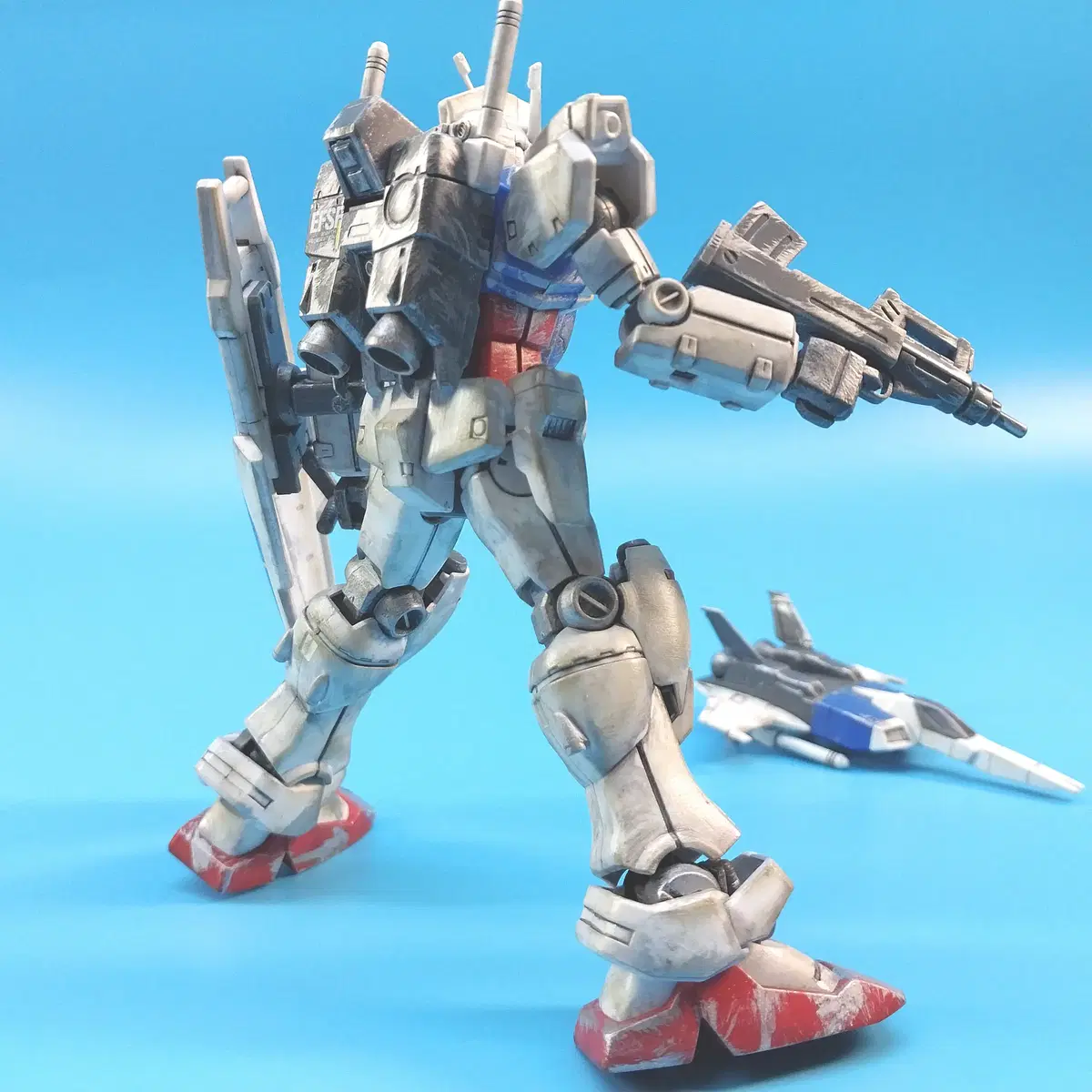 HG GP01 제피랜더스 웨더링 반다이 건담 건프라 프라모델 0083