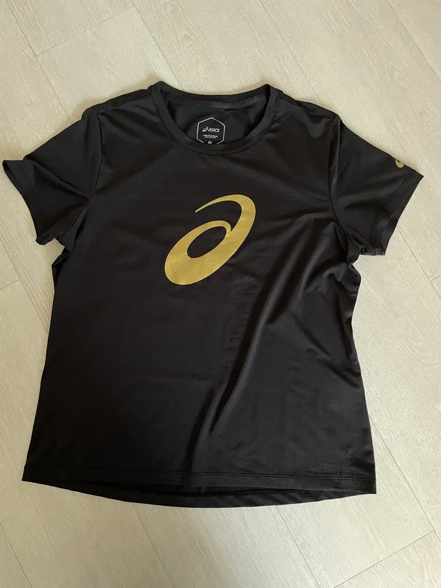 Asics Running T-Shirt Golden Print L