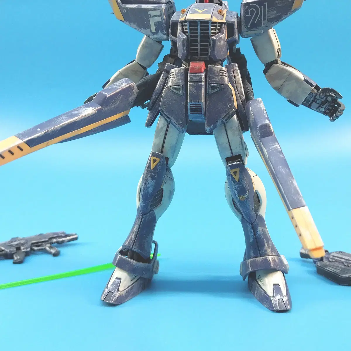 MG 건담 F91 포뮬러 해리슨마딘 전용기 웨더링 반다이 건프라