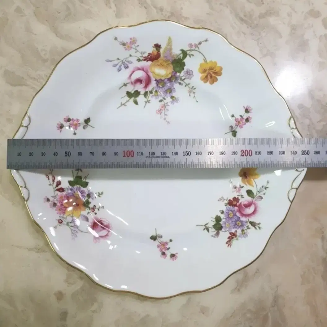 (레어)로얄 크라운더비 포지스 양귀케잌접시(미사용)26cm