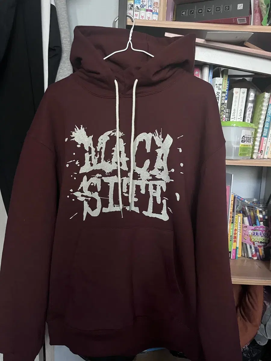 Macassite Burgundy Hoodie