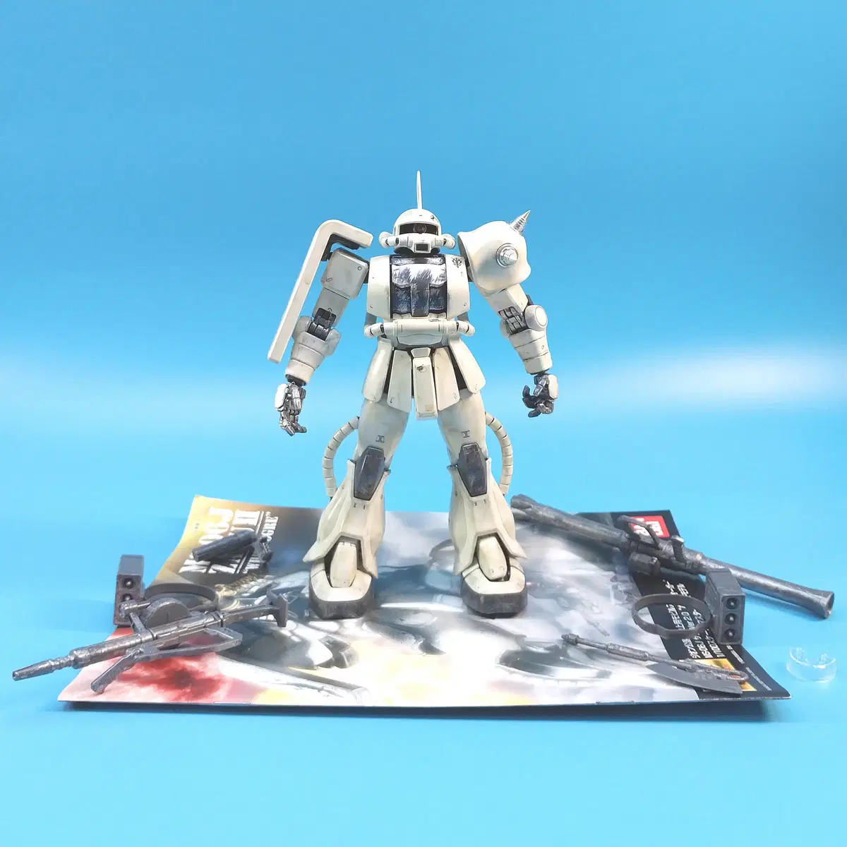 MG ZakuJ White Ogre CLimited Weathering Metalspike VahnDai Gundam