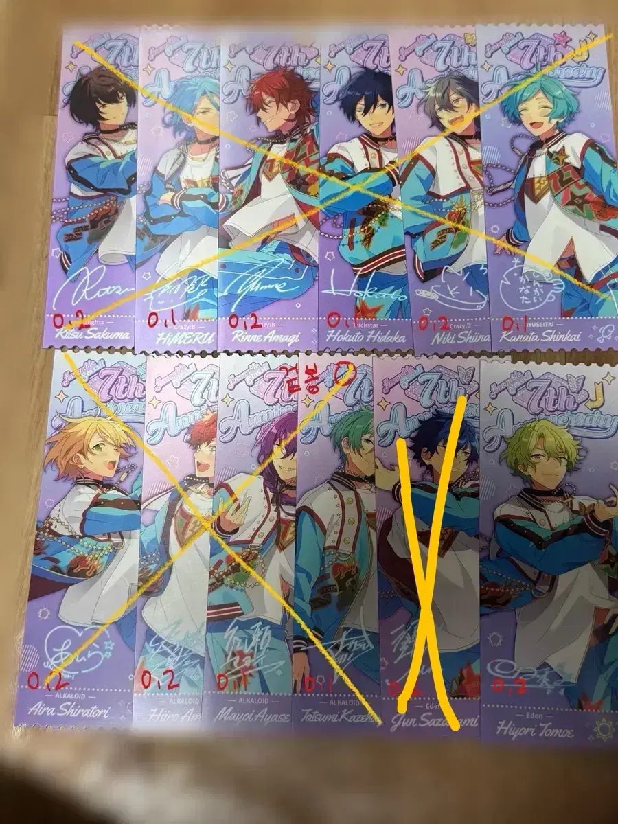 Angsta 7th Anniversary lenticular Tickets zuu Hiyori