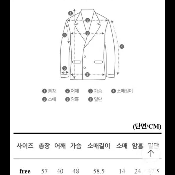 여성 크롭자켓 55~66