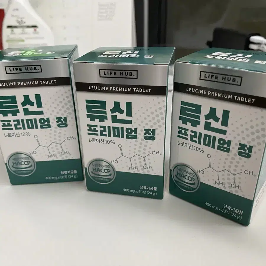 라이프허브 류신 프리미엄 정 400mg 60정