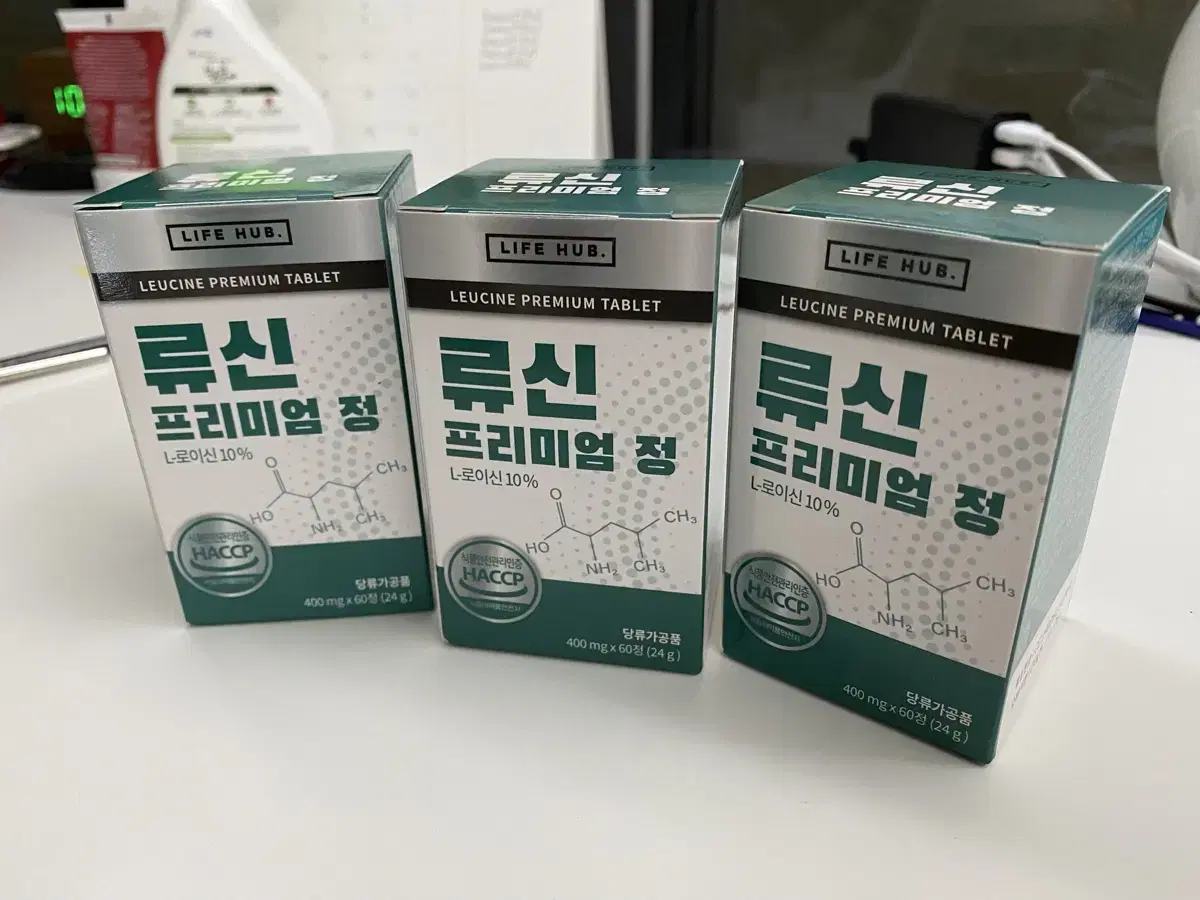 라이프허브 류신 프리미엄 정 400mg 60정