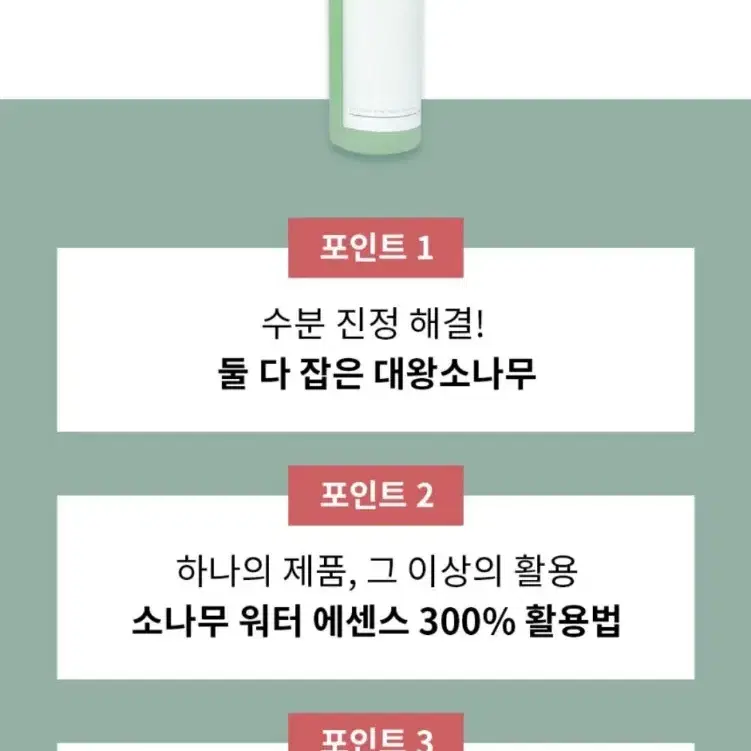 정제수X 대왕 소나무잎추출물77.9%여드름 홍조 악건성 수분 진정에센스