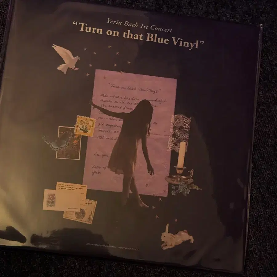 미개봉 LP 백예린 단독공연 Turn on that Blue Vinyl