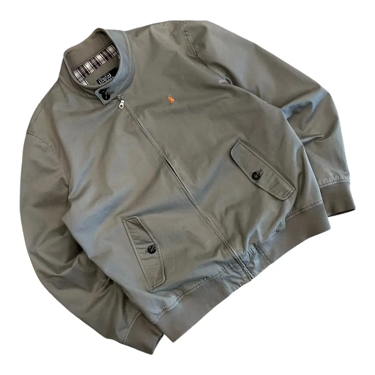 [XL] Polo Ralph Lauren Barracuda Gray Blooming Jacket Zip Up