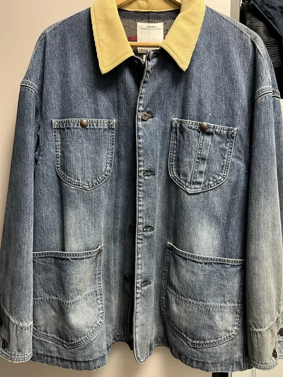 새상품)비즈빔 visvim 데님 커버올 1사이즈