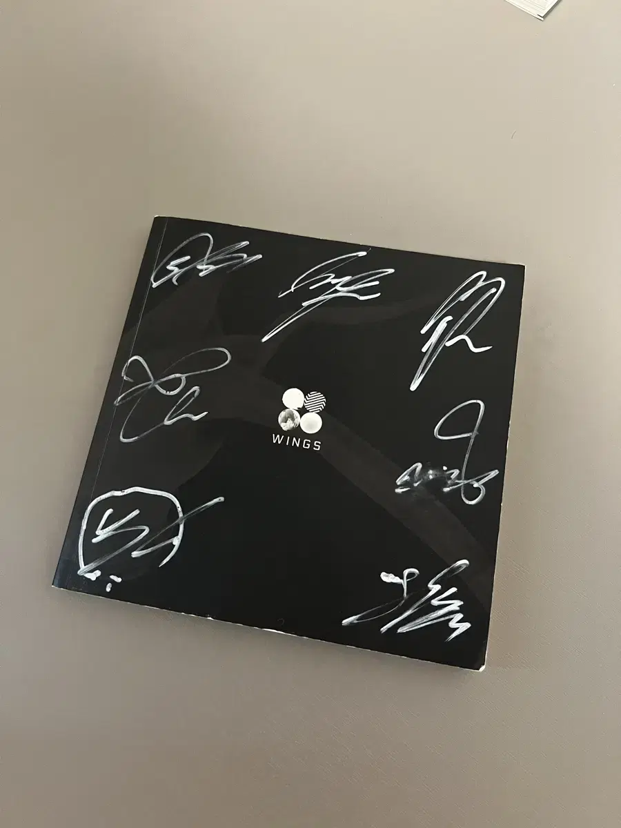 Signed by all members of BTS