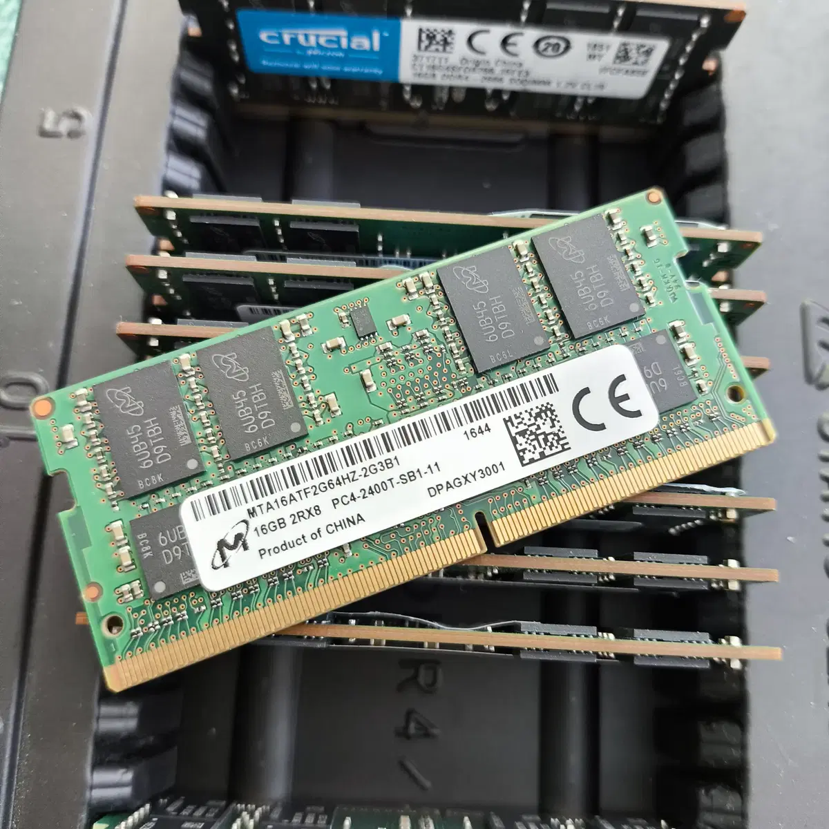 DDR4 16G 소딤 노트북 램 마이크론 수량 보유