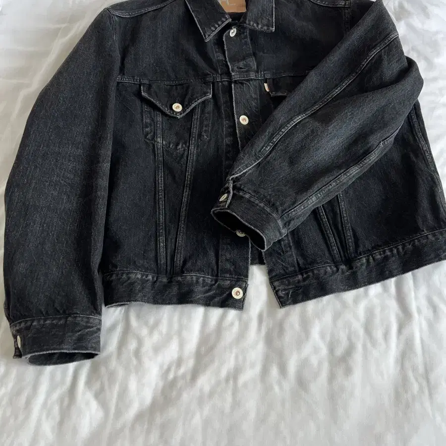 헤릴 HL Denim Jacket Black Vintage