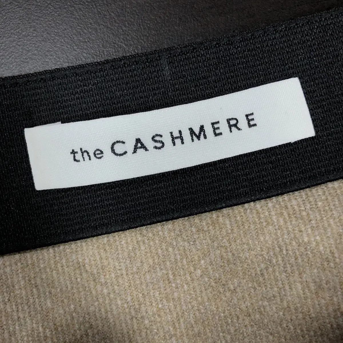 [ 한섬 ] the CASHMERE 더캐시미어 울 블렌드 롱 스커트