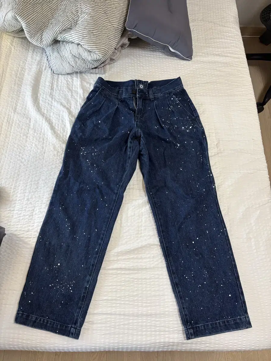 Garden Express Painted Wide Denim Pants