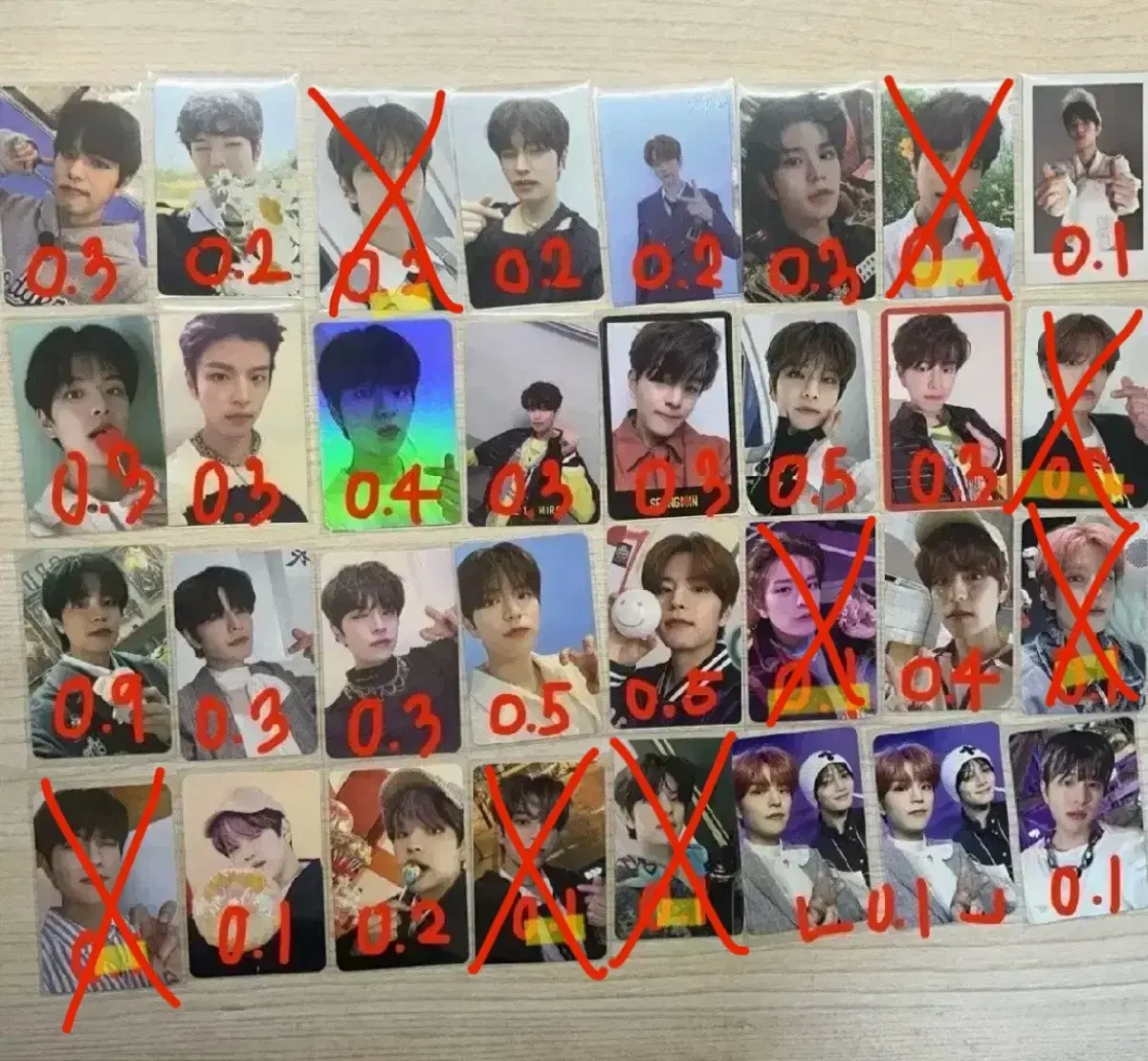 Skz seungmin photocard bulk WTS