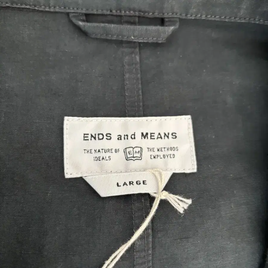 Ends and means Work Jacket 24ss 차콜