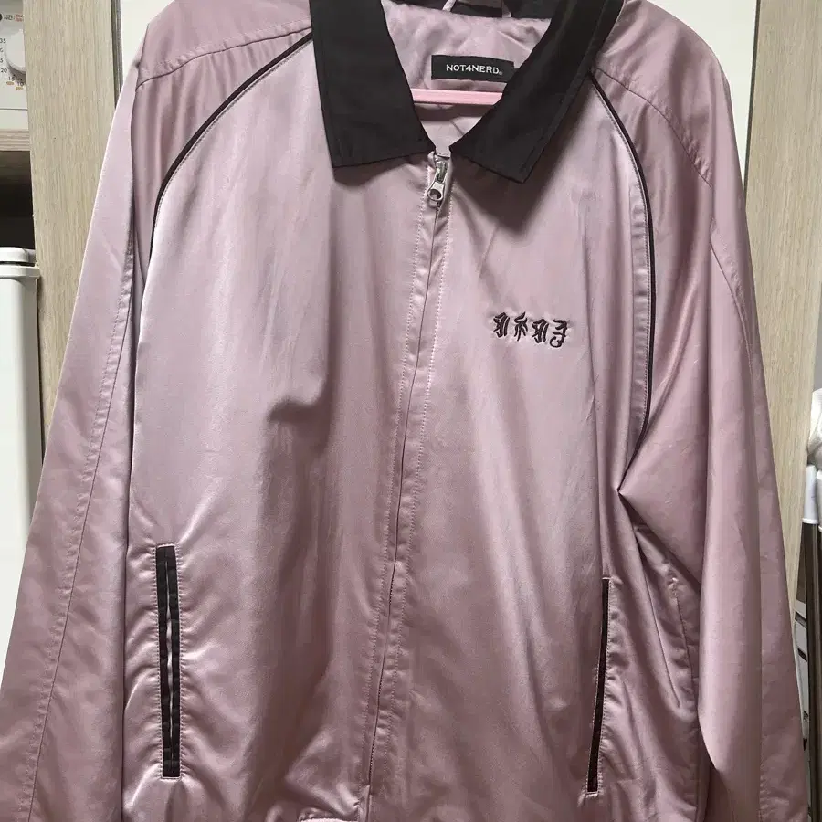 낫포너드 4Devils Satin Blouson Jacket - Pink