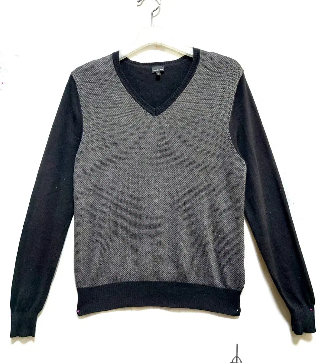 Calvin Klein Men's Knit95/V-neck /Tacos