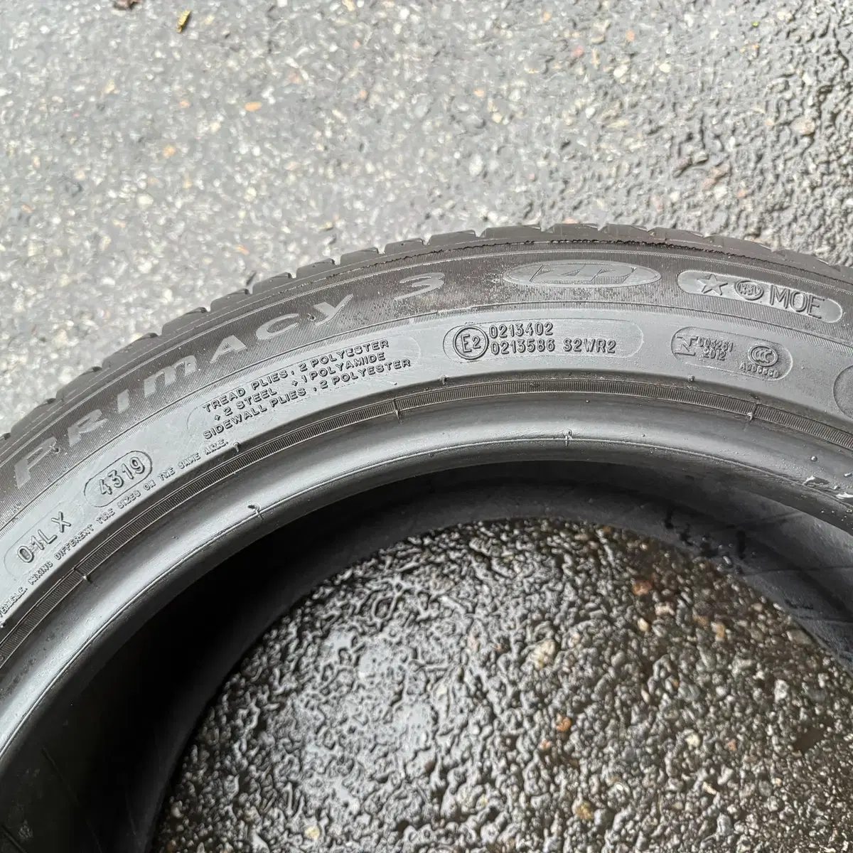 245/45R18  벤츠, BMW 순정 런플랫타이어 4본