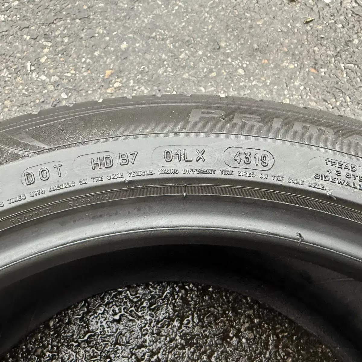 245/45R18  벤츠, BMW 순정 런플랫타이어 4본