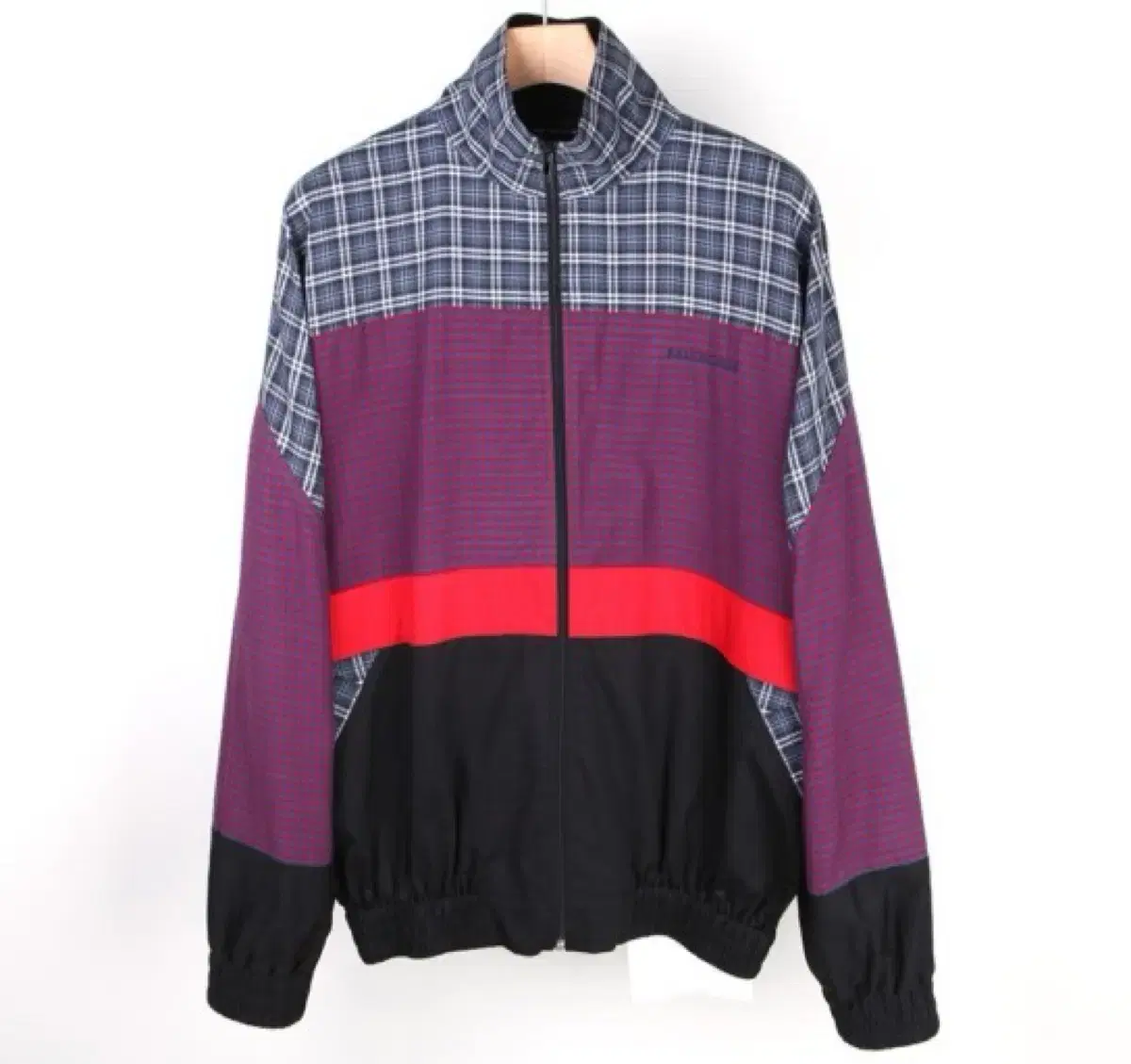 Balenciaga Poplin multicolor checked jacket size 48