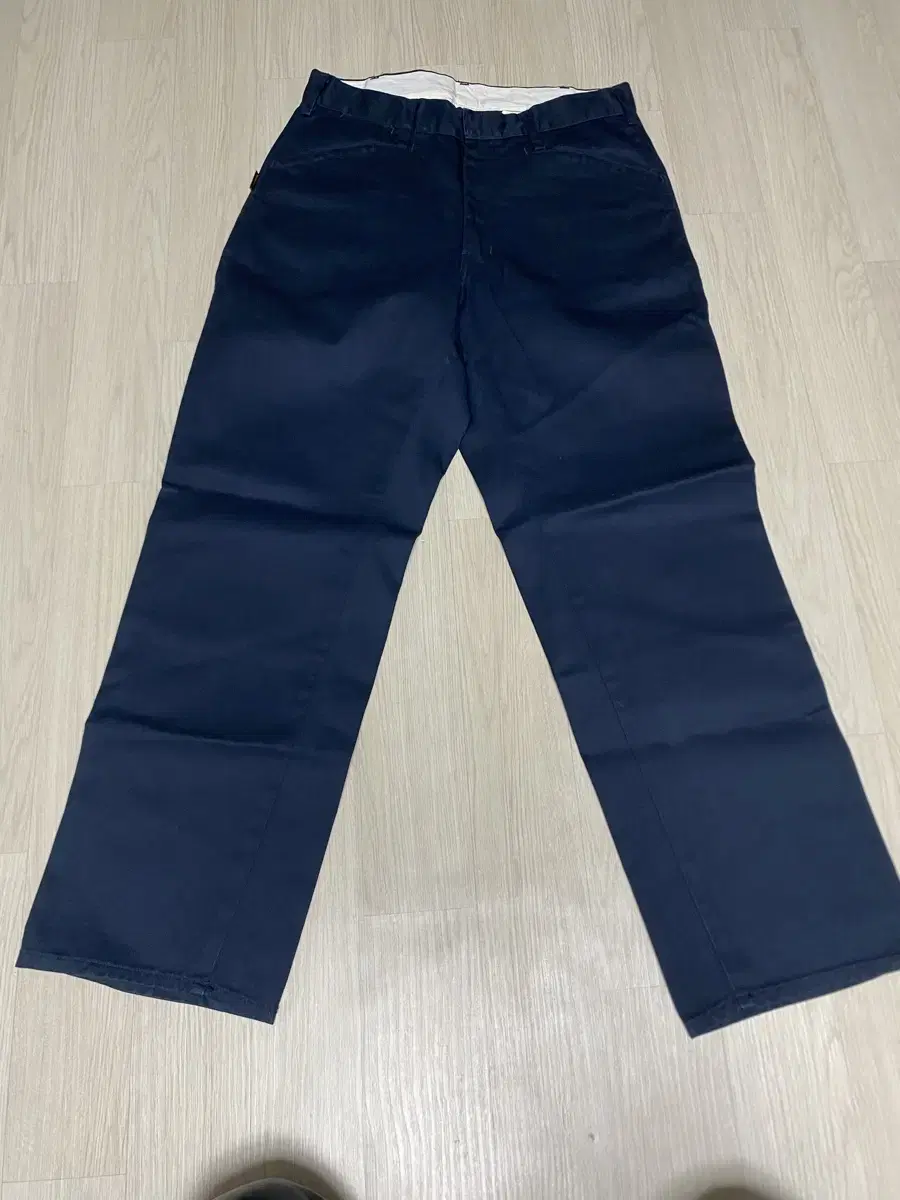 Neighborhood Hooded Wide Work Pants Navy