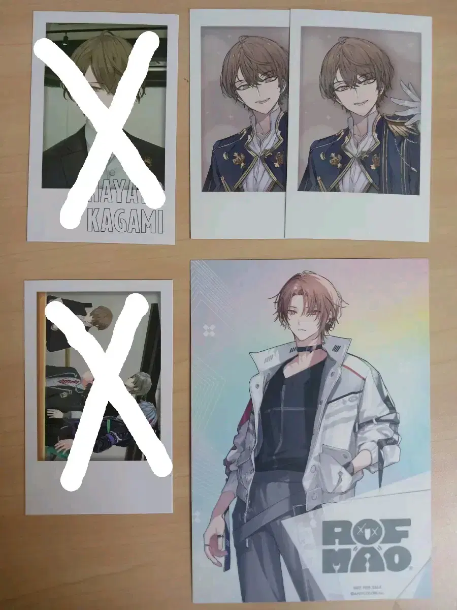 NIJISANJI Kagami Hayato Rofumao Cheki Jiryu Goods