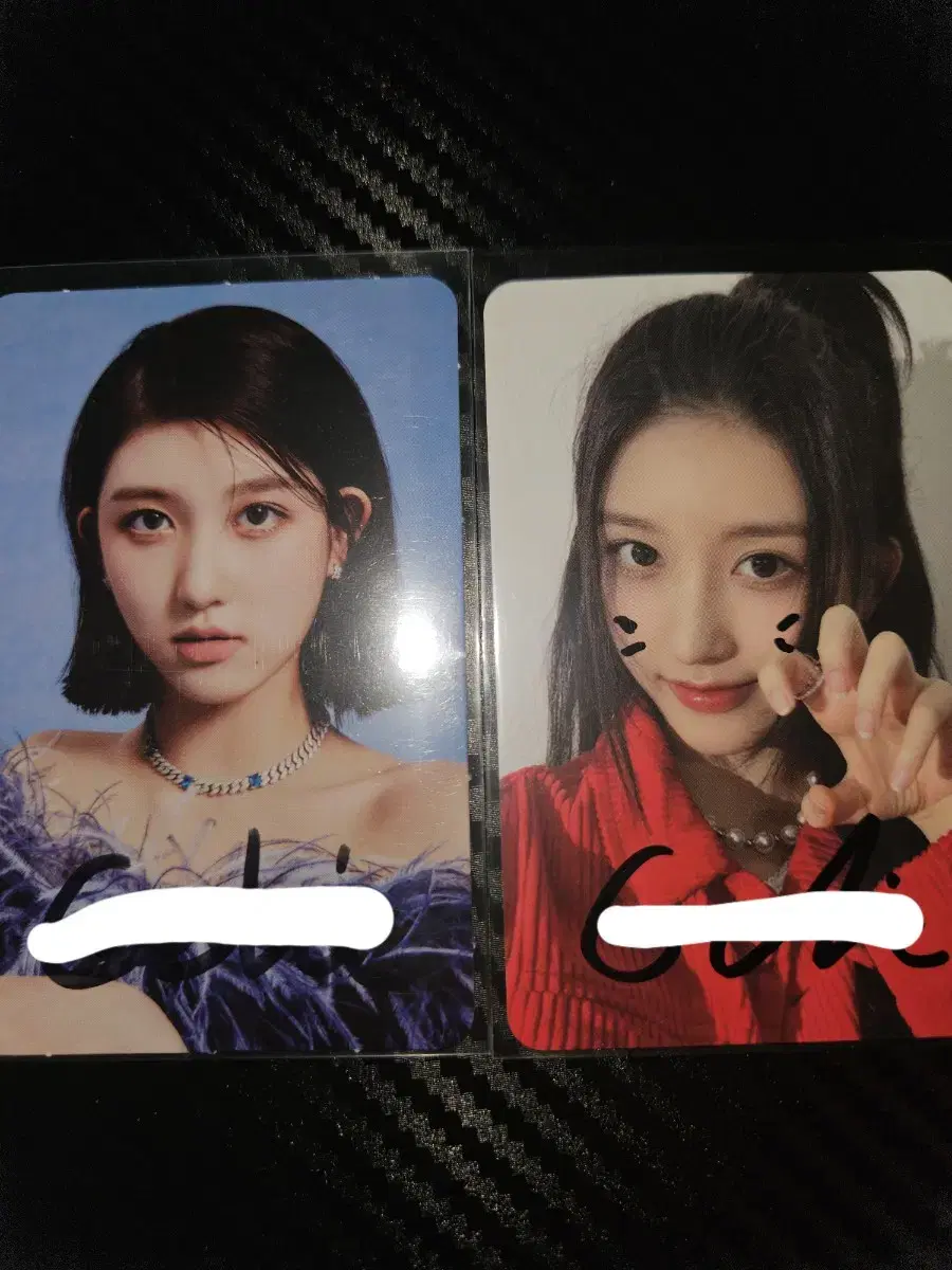 ive gaeul handwritten photocard