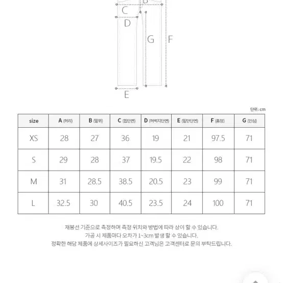 모디핏 오일리 중청s 기장추가